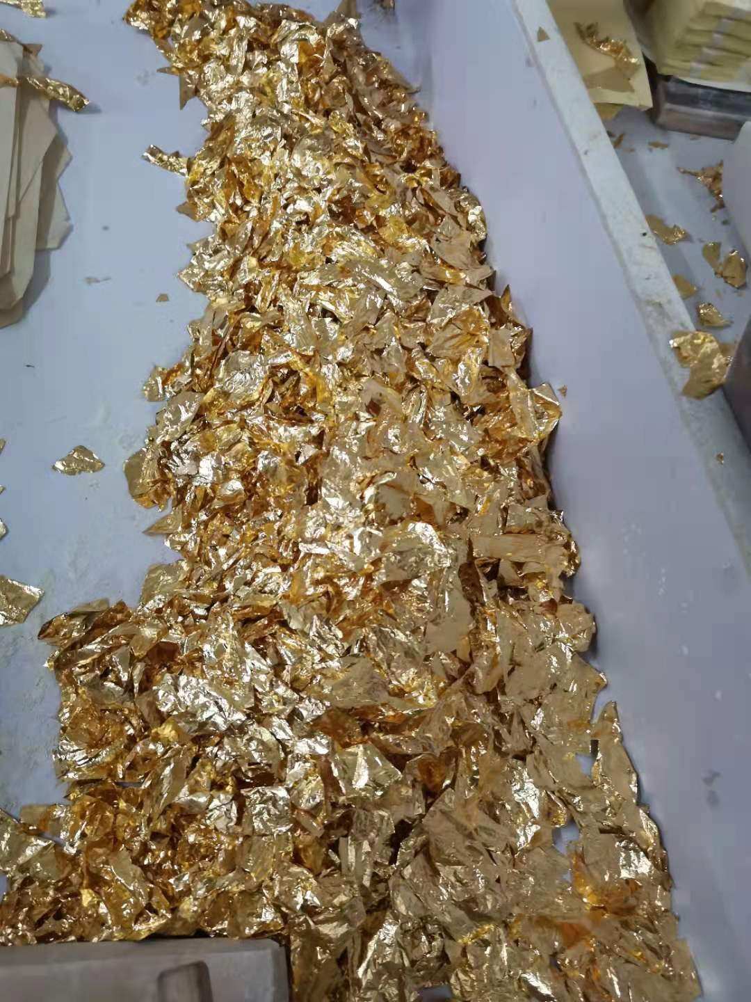 黄金24k金箔装饰金铂金片真1克南京厂家直销金箔