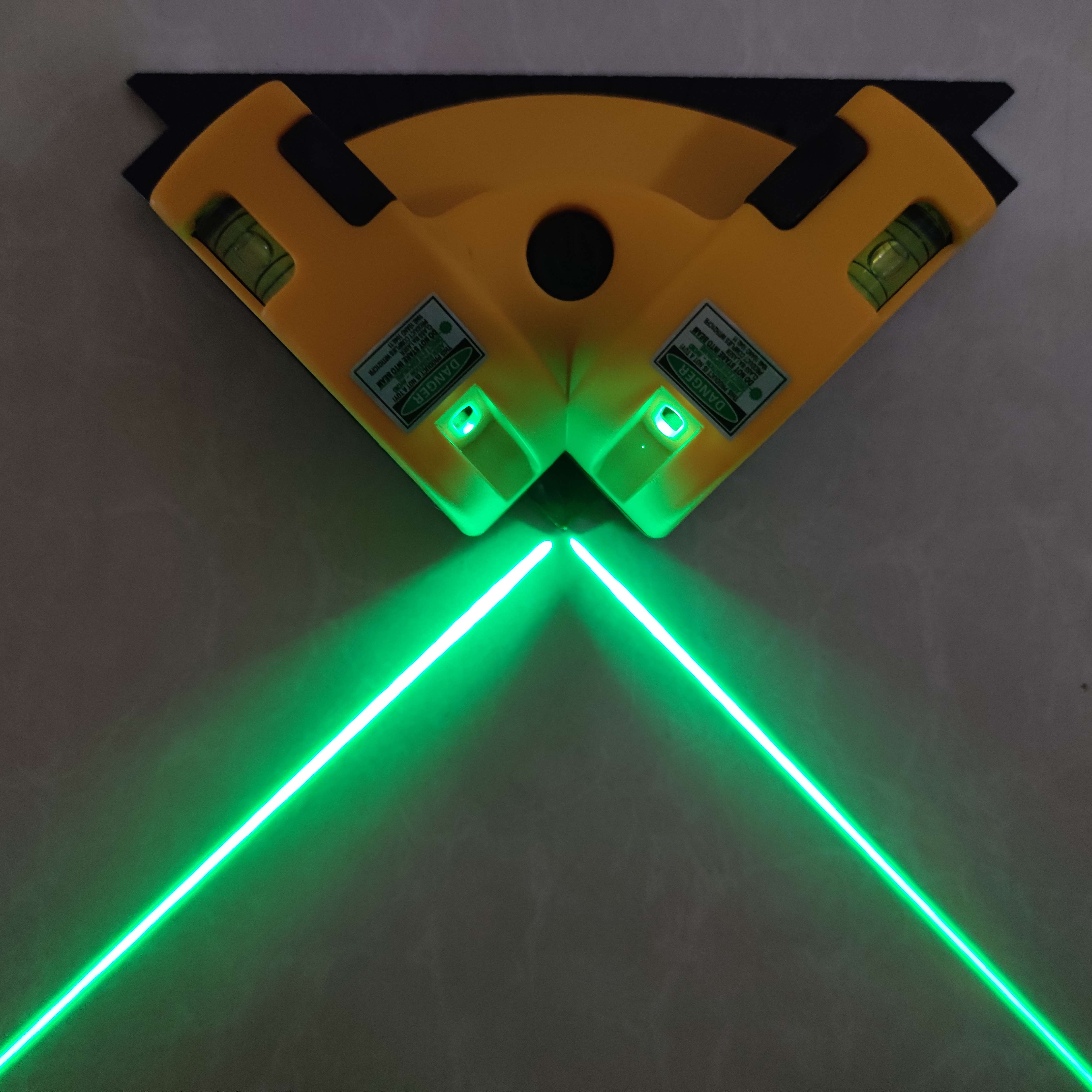 90度激光水平仪绿光直角红外线窗帘裁布打线直角尺水平仪