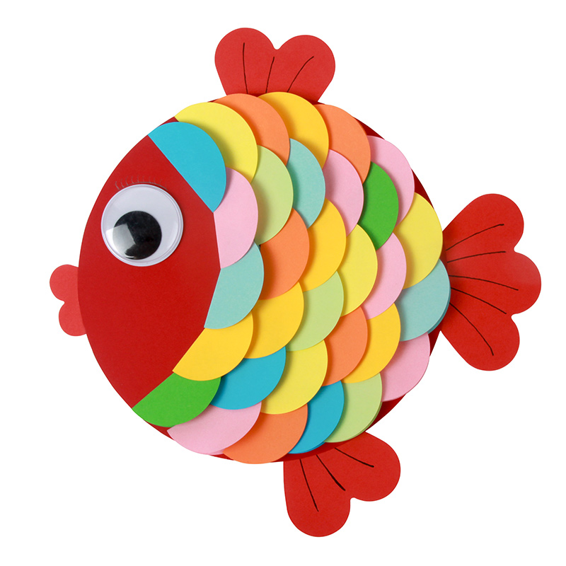 虎年新年灯笼春节元宵节儿童手工diy鱼灯笼材料包手提挂件纸花灯