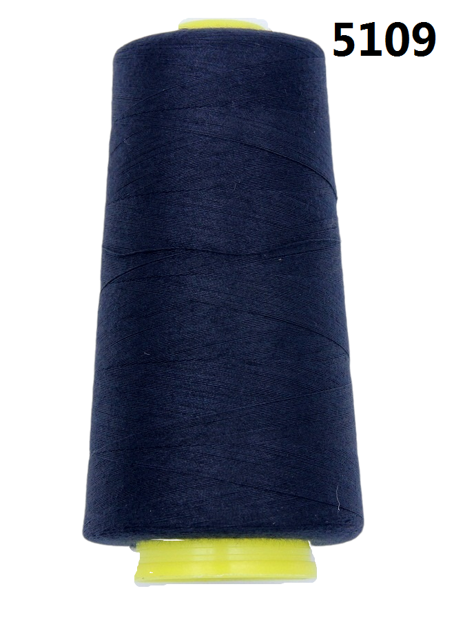 柳青牌缝纫线 柳青线 藏青色40s/2 3000码高速涤纶线 满50元包邮