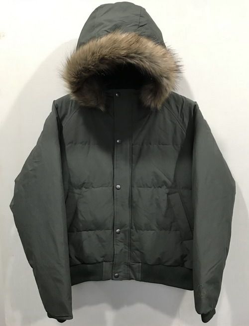 sierradesigns日版新款鸭绒羽绒服夹克连帽休闲罗纹羽绒服