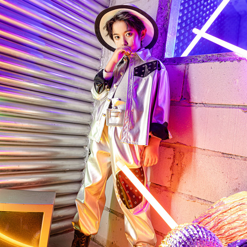 儿童摄影服装潮童走秀舞台演出服2021年影楼拍照套装