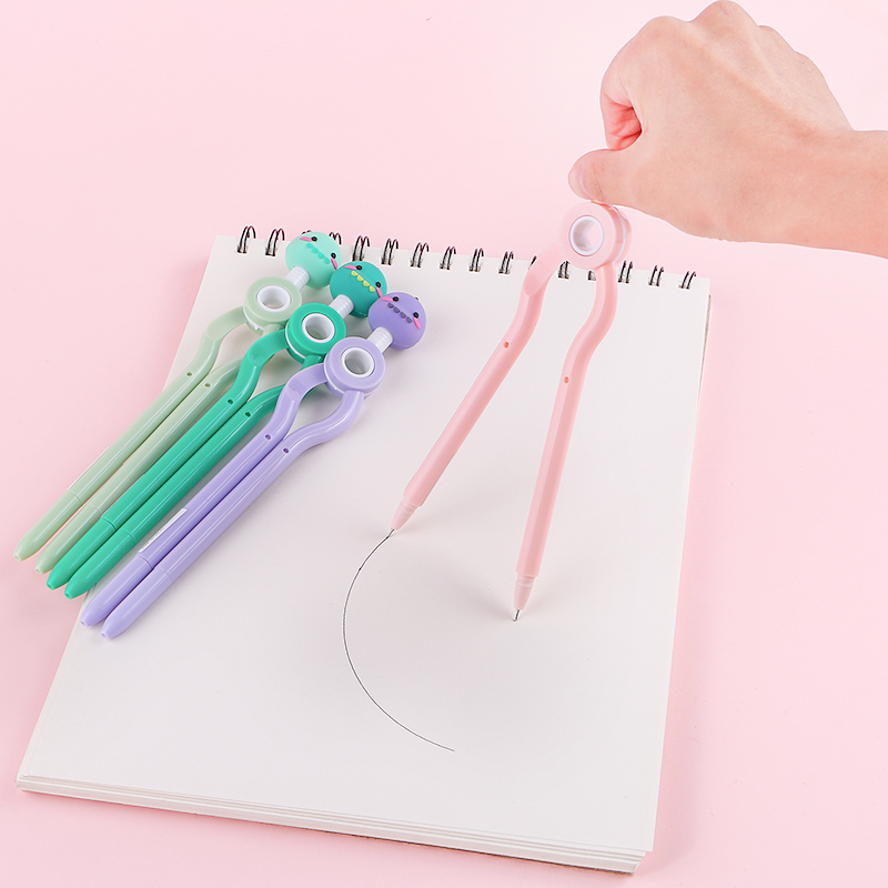 懒人罚抄笔复写学生圆规情侣中性笔黑色05mm网红中性笔