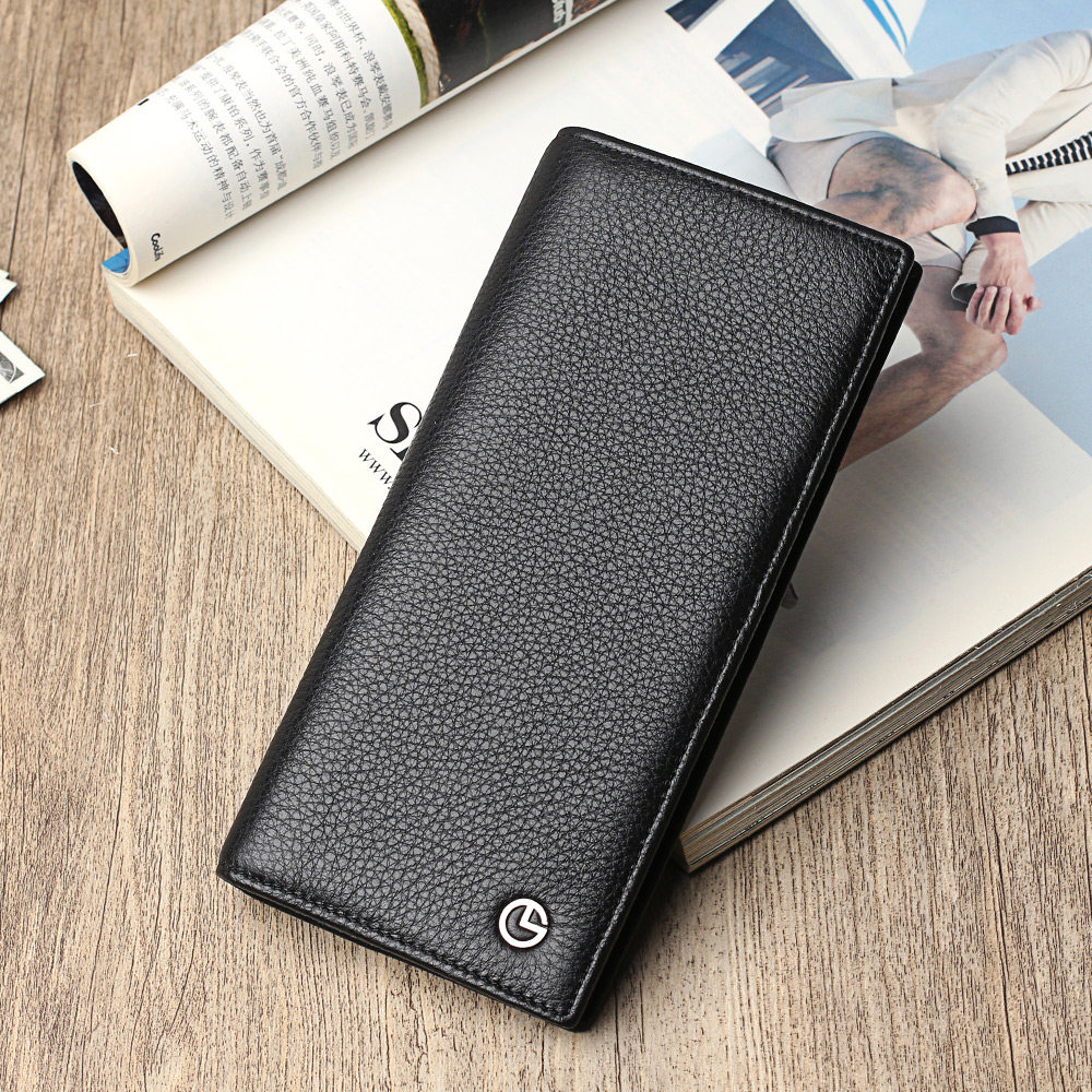 金利来钱包专柜正品牛皮男士长款钱夹真皮青年钱包