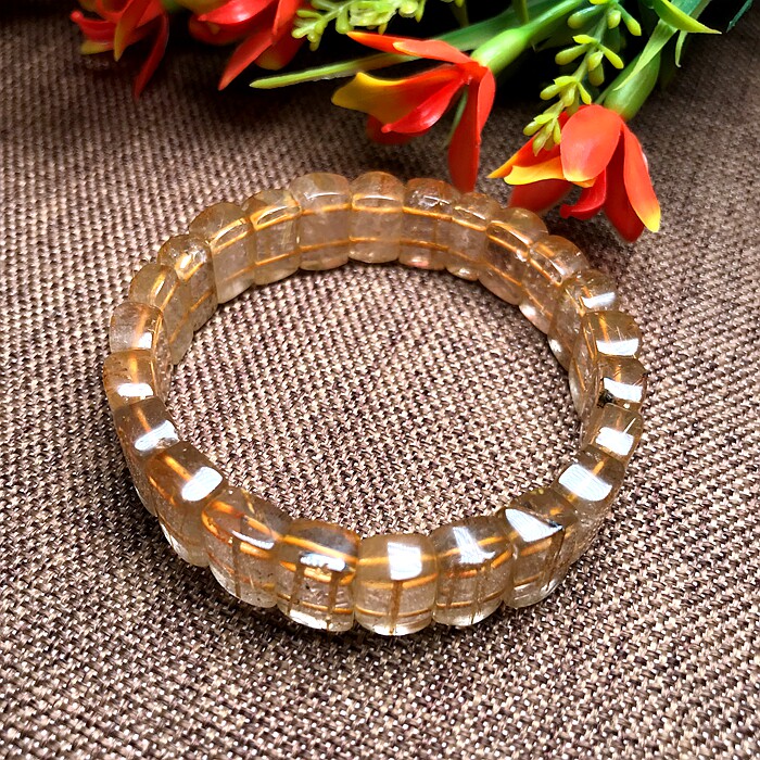 特价精选天然钛晶手牌一物一图发晶手环女款时尚手饰