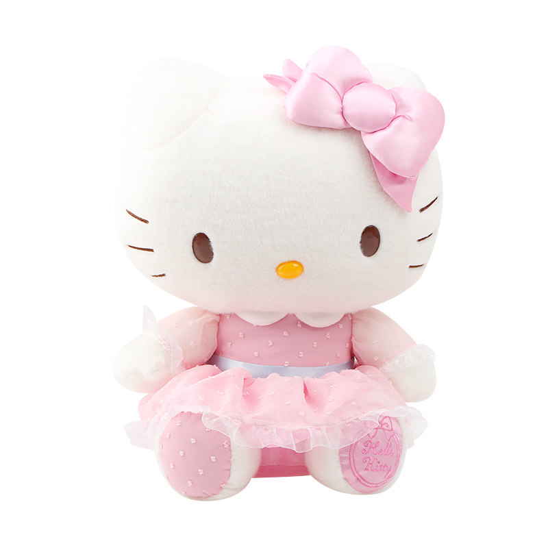 hellokitty凯蒂猫毛绒娃娃可爱女粉心公主公仔40cm礼物送女生玩偶