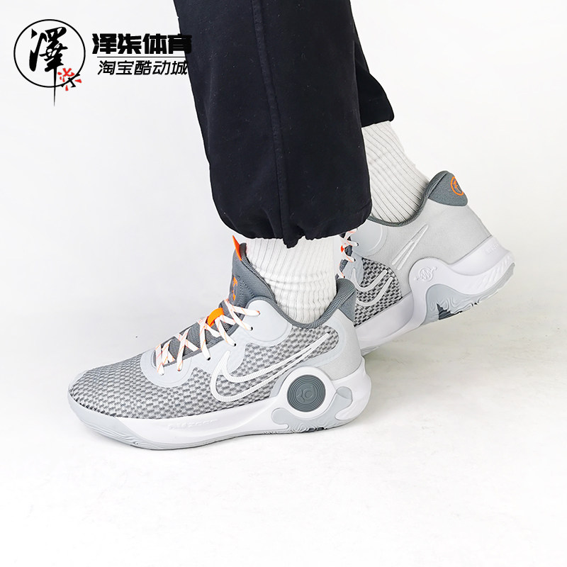 体育nikekdtreykd5杜兰特灰白实战篮球球鞋篮球鞋