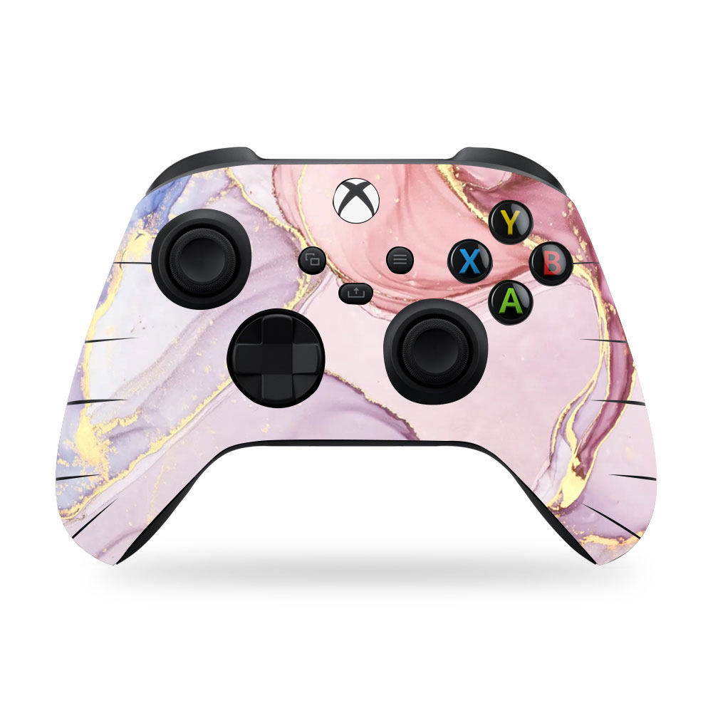 xboxseries手柄适用于微软全包贴纸大理石贴膜psv彩贴