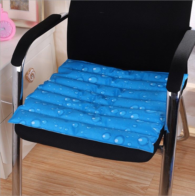 夏季办公室汽车冰晶凉液垫冰棉方坐垫冰水散热软垫以注水降温护理