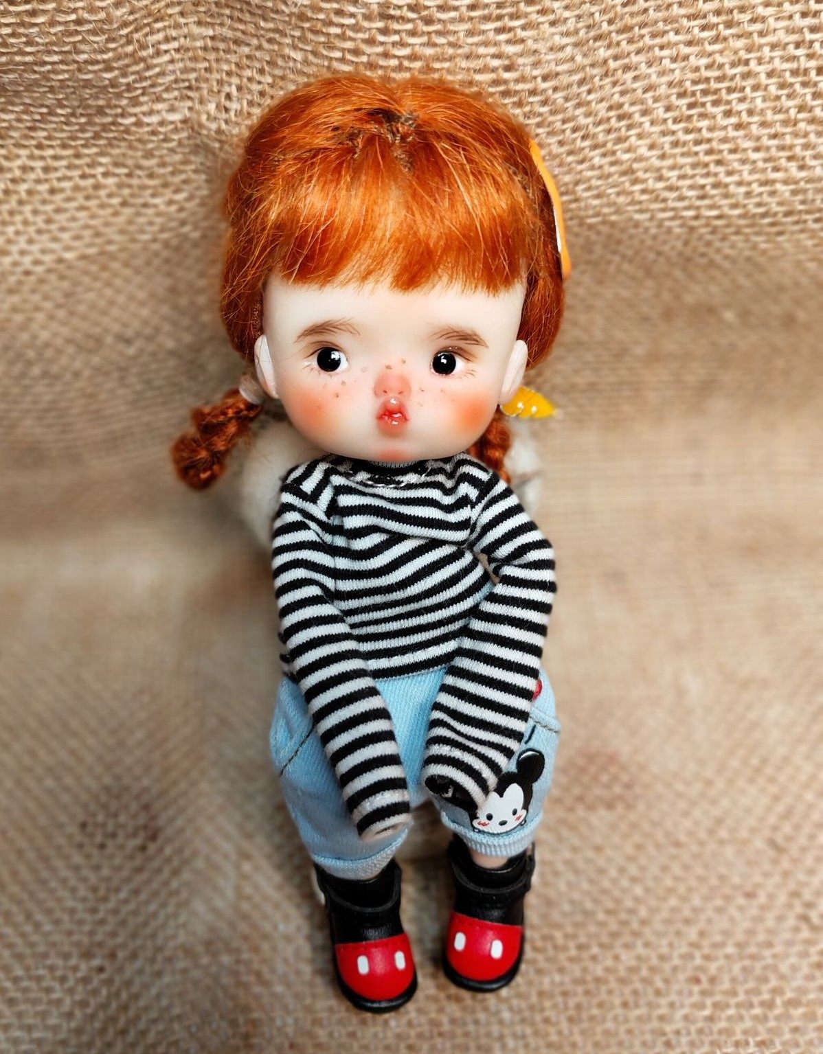 hobgoblin手工改娃ob11黏土娃斑点嘟嘟嘴可爱小人娃订制bjd娃娃