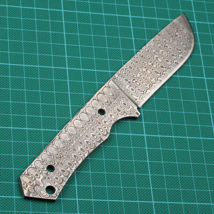 刀胚大马士革虎鲨diyv8钢刀纸刀裁纸胚刀条条刀切纸刀
