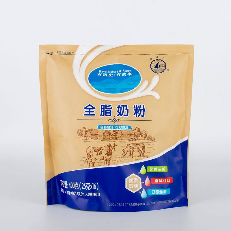 奶粉东北哈尔滨松花江全脂独立包装400克成人饮品全家营养奶粉