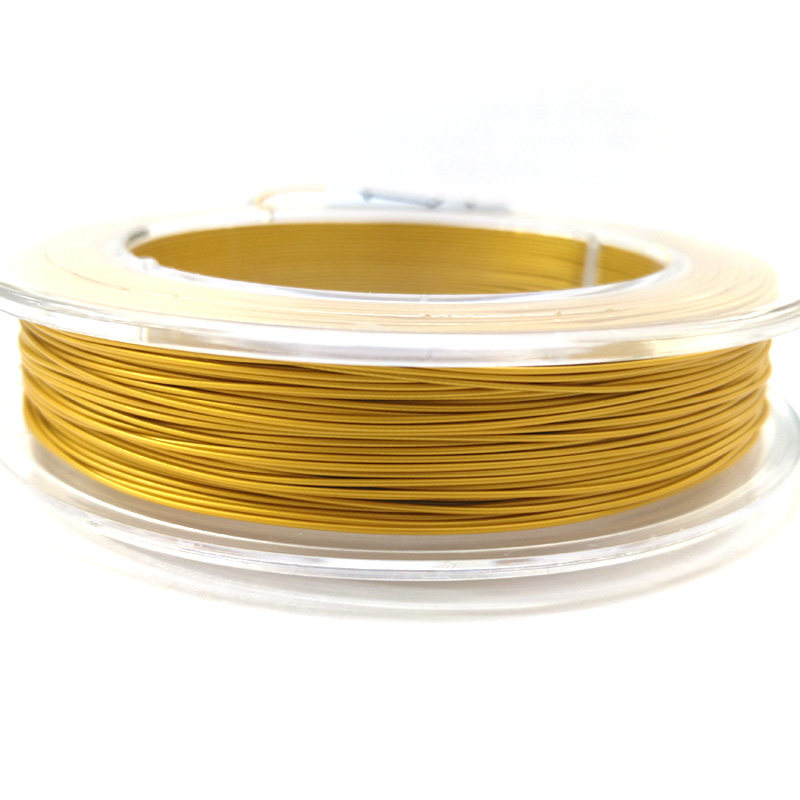 进口日本金丝软线金色珠宝宝钢丝线纳米绳穿线