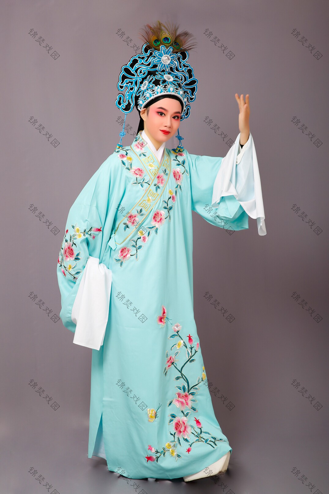 越剧小生高档戏服仿真真丝梁山伯祝英台歌仔闽剧民族服装