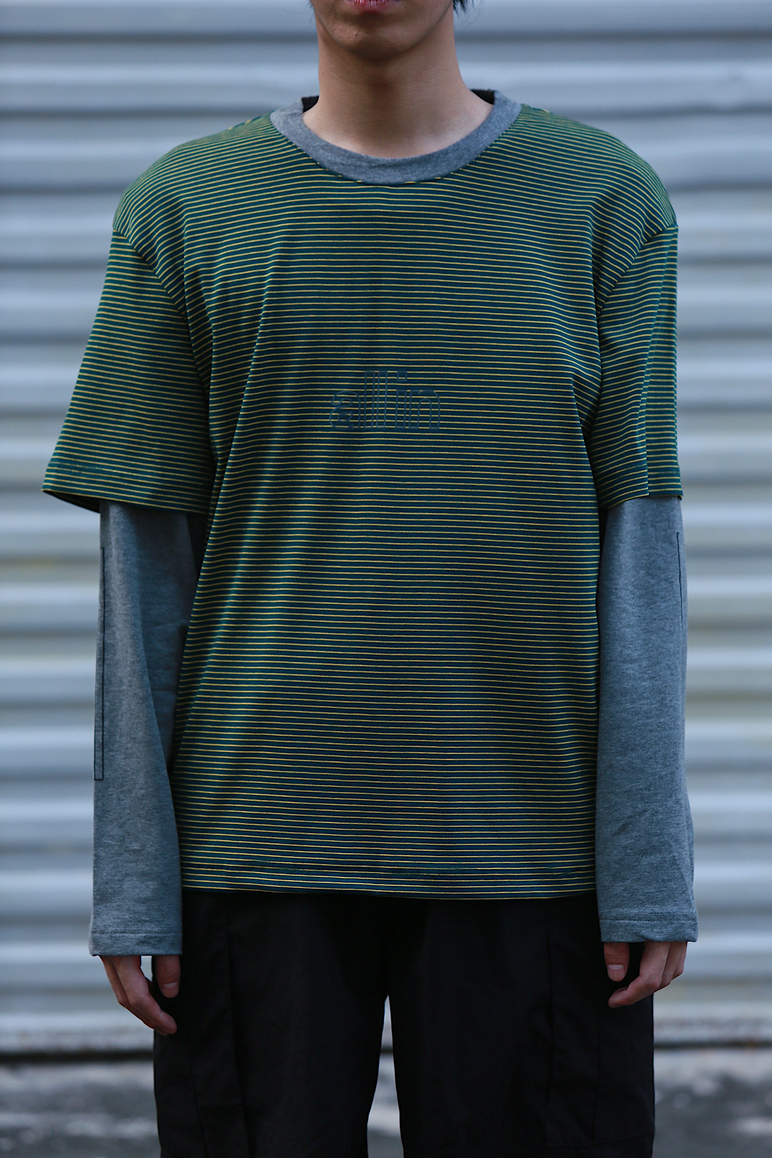 咬鞋现货allin20ssstripedlongsleeve运动t恤