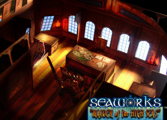 模型海盗船幽灵少女中世纪帆船3d立体diy手工其他类型纸模