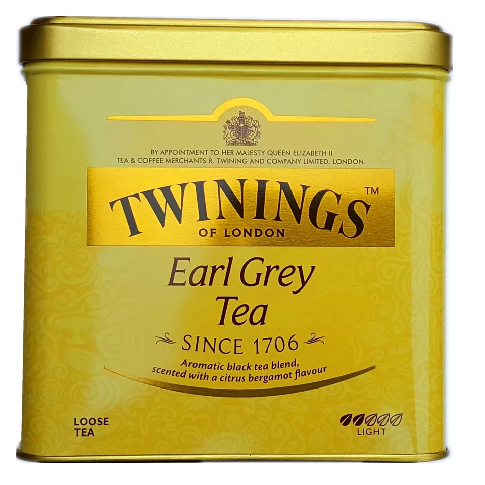 促销包邮 英国twinings川宁豪门伯爵红茶500g铁罐装茶叶散茶烘焙