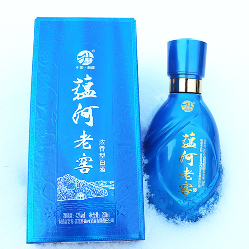 蕴河小老窖 白酒新疆 名酒42度 250ml6瓶 粮食酒 浓香
