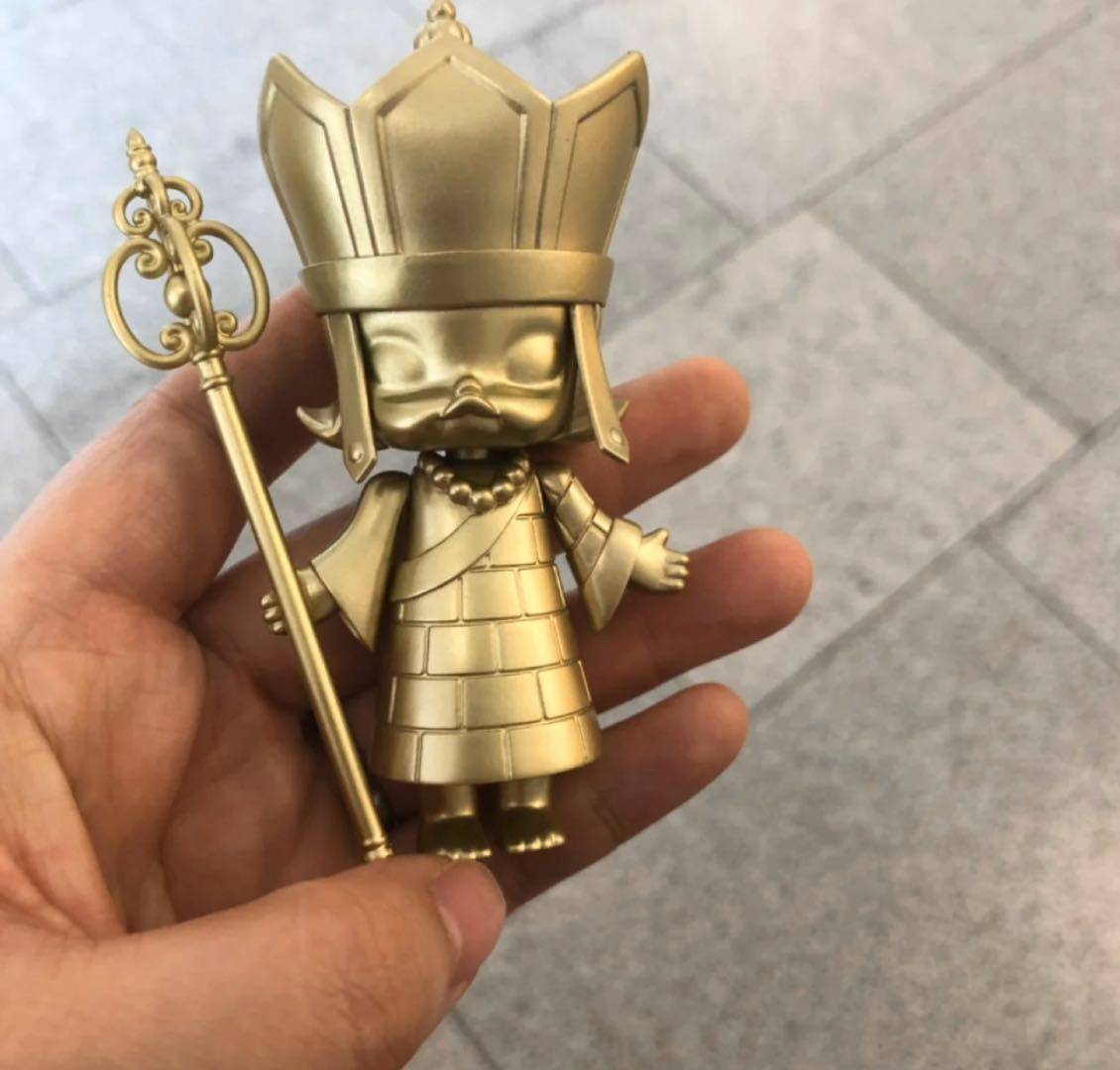 popmart泡泡玛特molly西游记系列盲盒金色唐僧隐藏潮玩盲盒