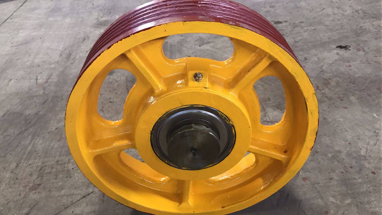 电梯蒂森重反绳轮400x5x6x7配件其他机电五金