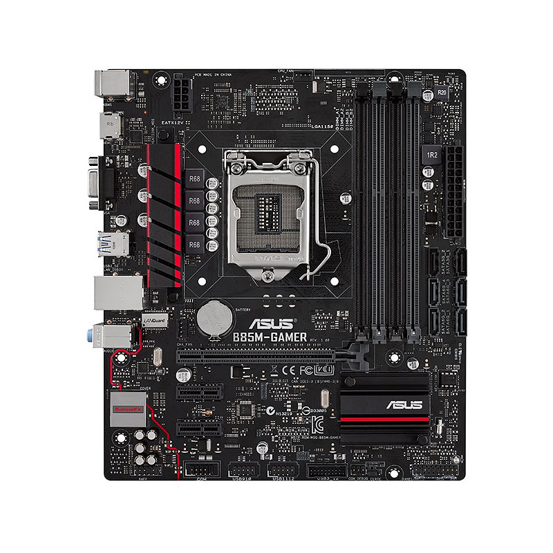 全新工包asus/华硕 b85m-gamer电脑主板电竞大板 1150针 千兆网卡