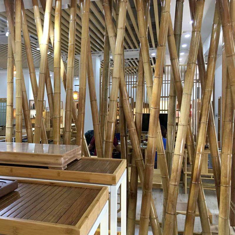 竹竿竹子装饰装修户外围栏吊顶旗竿竹杆楠竹大型篱笆