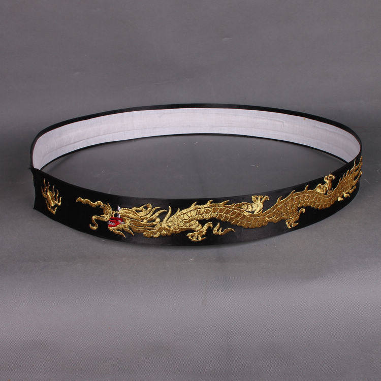 玉带绣金龙玉带朝廷大员大官带角带戏曲用品皇帝戏服配件