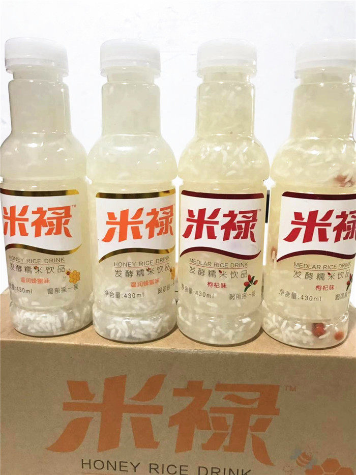 发酵型糯米饮品米酿米禄蜂蜜米露枸杞米露430ml15瓶