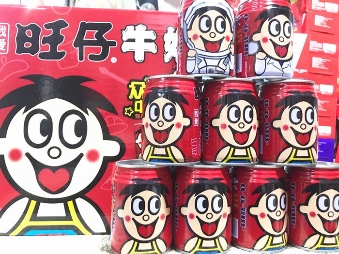 旺旺旺仔牛奶加油罐旺仔牛奶职业装245ml12罐多规格可选