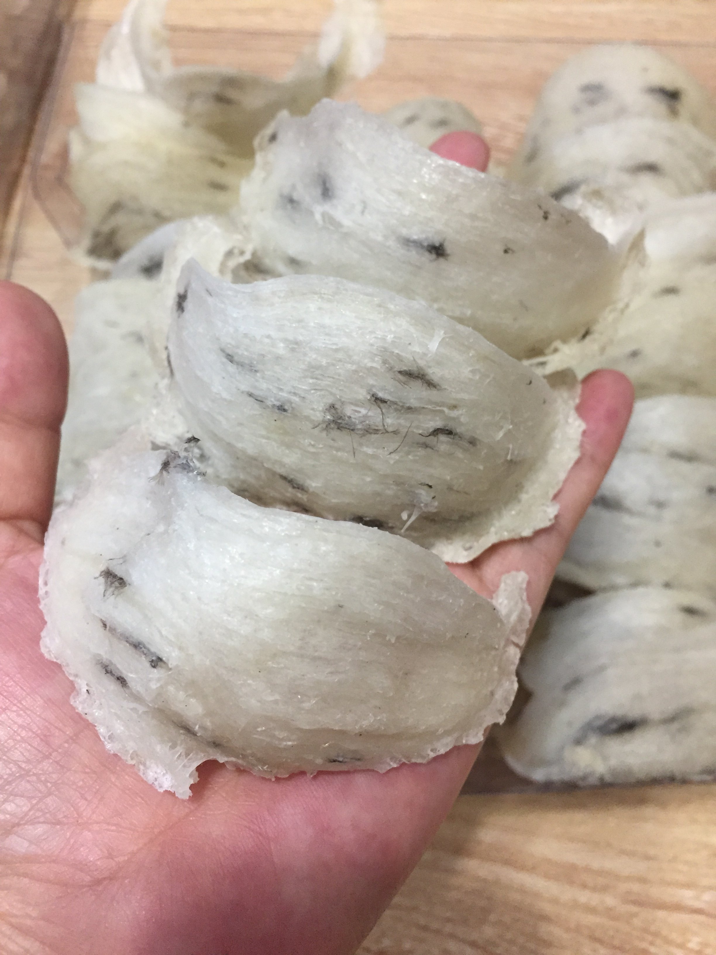 雨季 极轻 毛燕100克足干原生态 采摘后直接出售泡发率最高 包邮