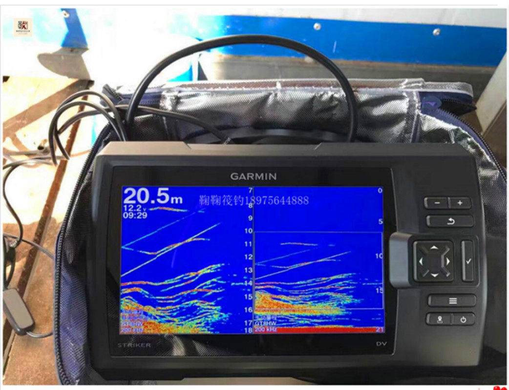 tsbk智能无线有线声纳手机探鱼器3d高清可视测鱼找鱼渔具钓鱼筏钓