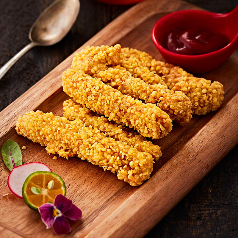 69元4件 大成姐妹厨房金米鸡条500g无骨鸡柳块冷冻半成品油炸小吃