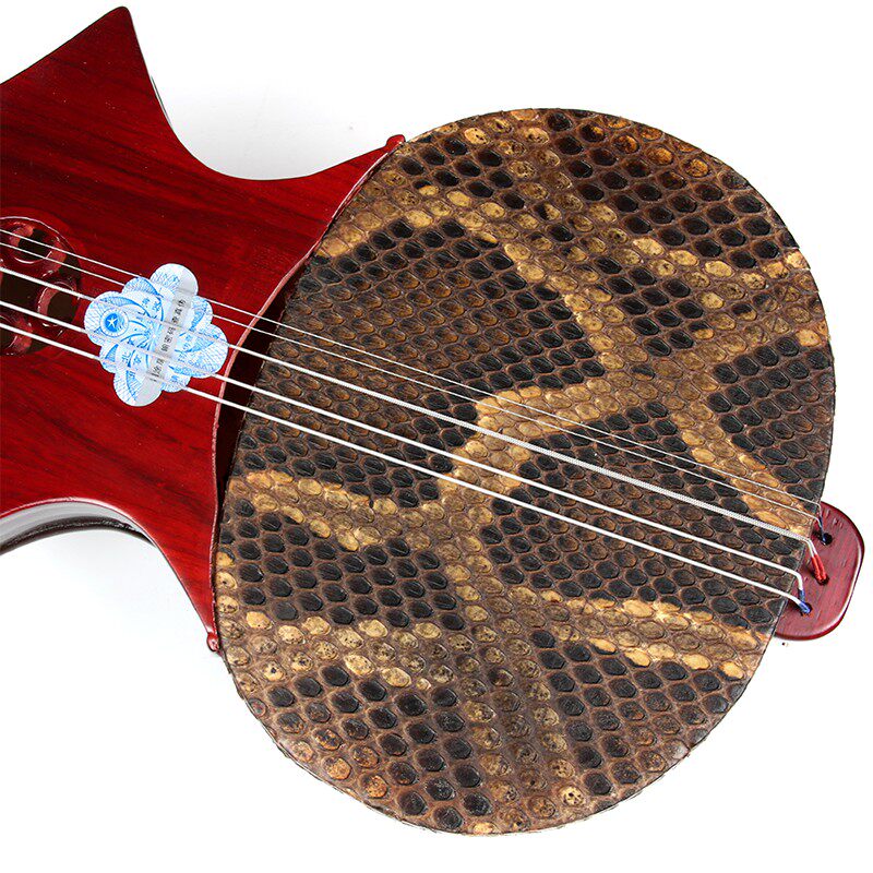 北京星海扎木乐器80111藏族六弦琴硬木材质蟒皮其它民族乐器