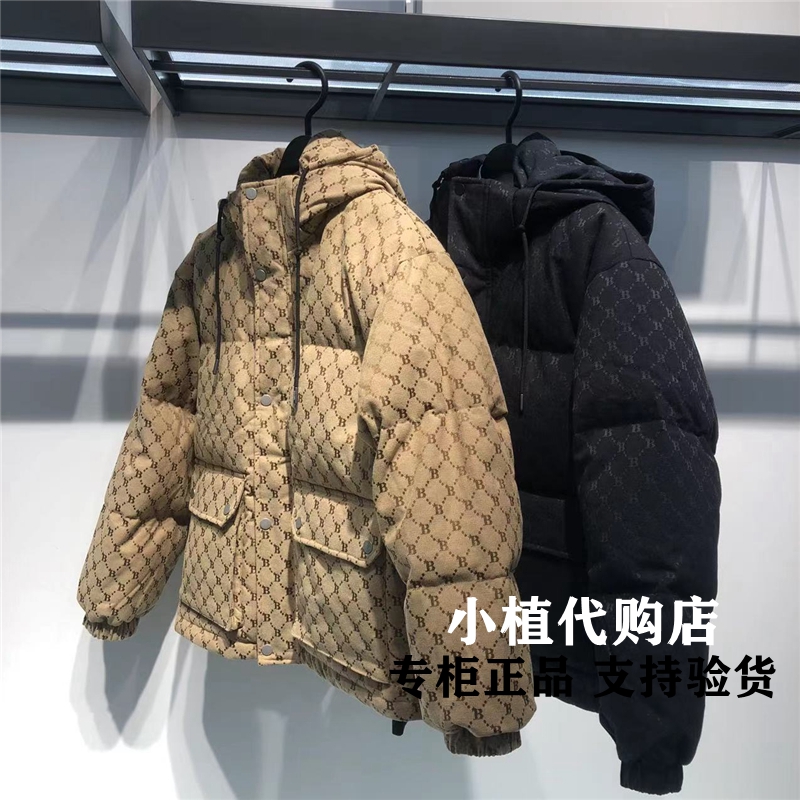 B1ACB4315 B1ACB4314太平鸟男装2021冬装新款时尚可脱卸帽羽绒服