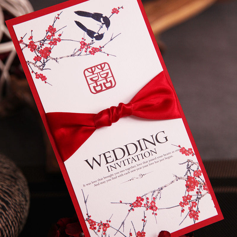 请帖结婚创意2020个性定制照片婚庆中式喜帖可打请柬