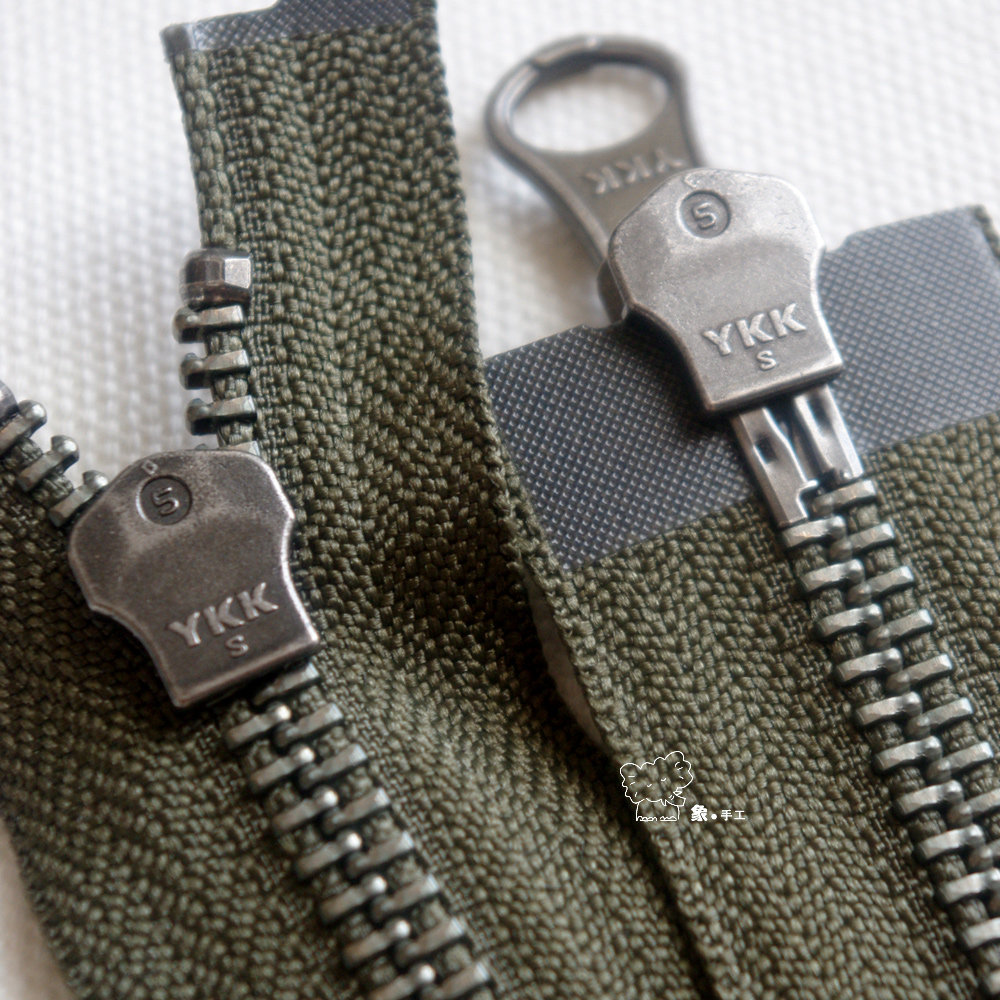 100cm5ykk古银双头开尾顺滑拉链皮衣夹克羽绒服服装拉链