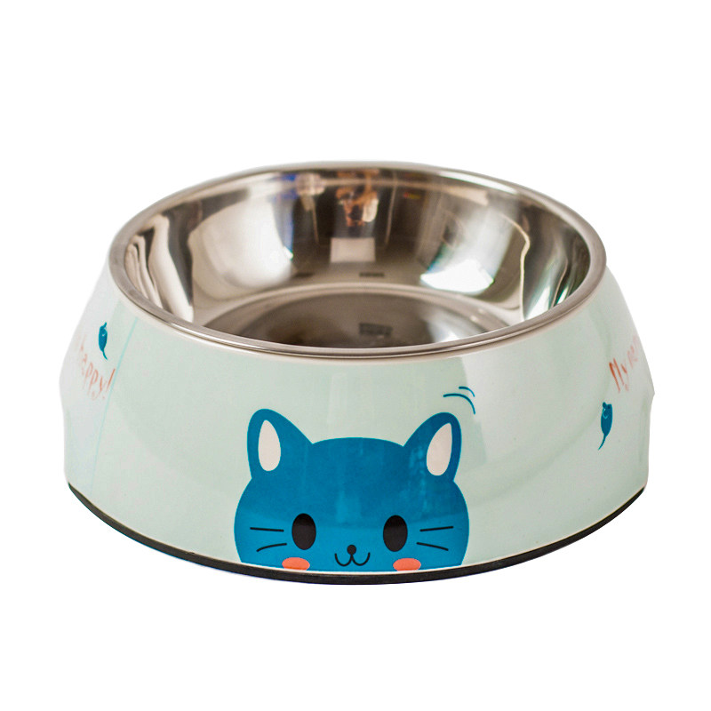 狗盆狗碗食盆饭盆水盆打翻不锈钢泰迪大型狗狗碗