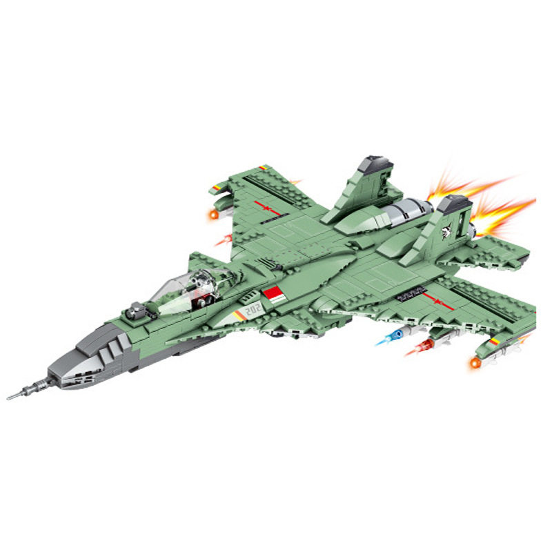 明迪搭插拼装积木0136武装兵器现代军事系列塑料积木