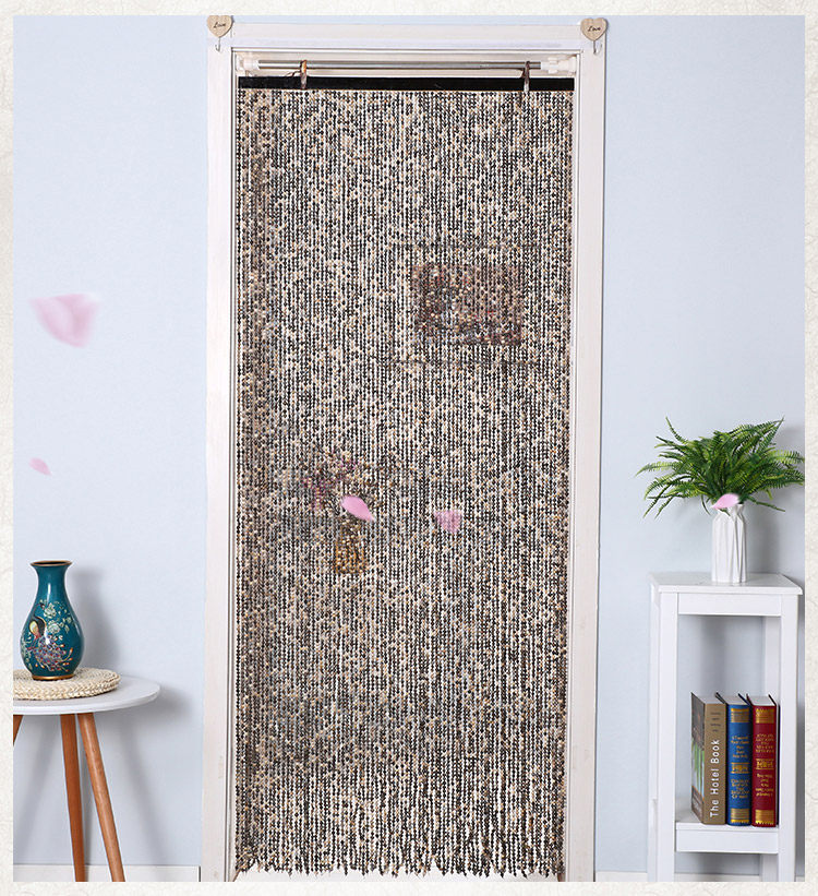 复古旧式怀旧带字图案案子门帘帘子中式珠帘其他工艺饰品