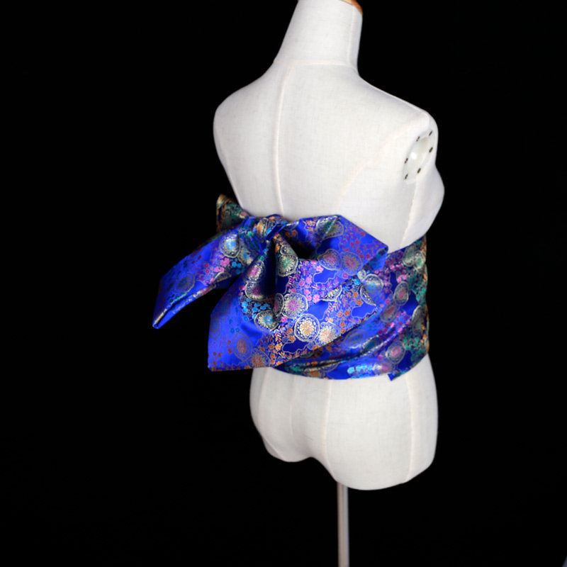 腰封腰带日本和服浴衣织锦缎蝴蝶结定型结腰写真腰带