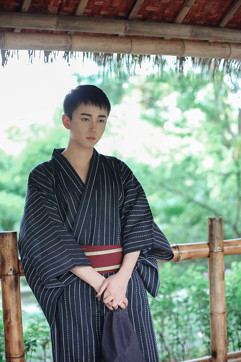 和服男正日本原单和风日式男士火花大会浴衣cosplay男装