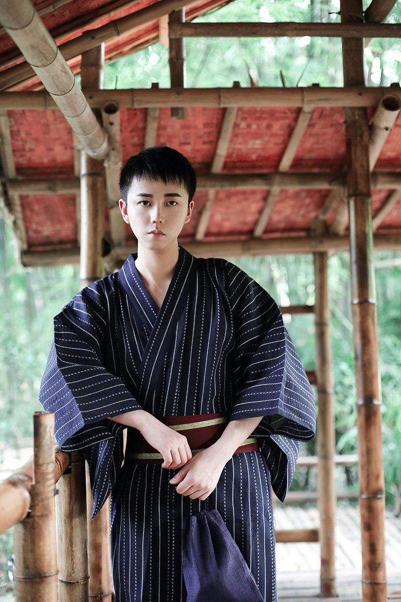 和服男正日本原单和风日式男士火花大会浴衣cosplay男装