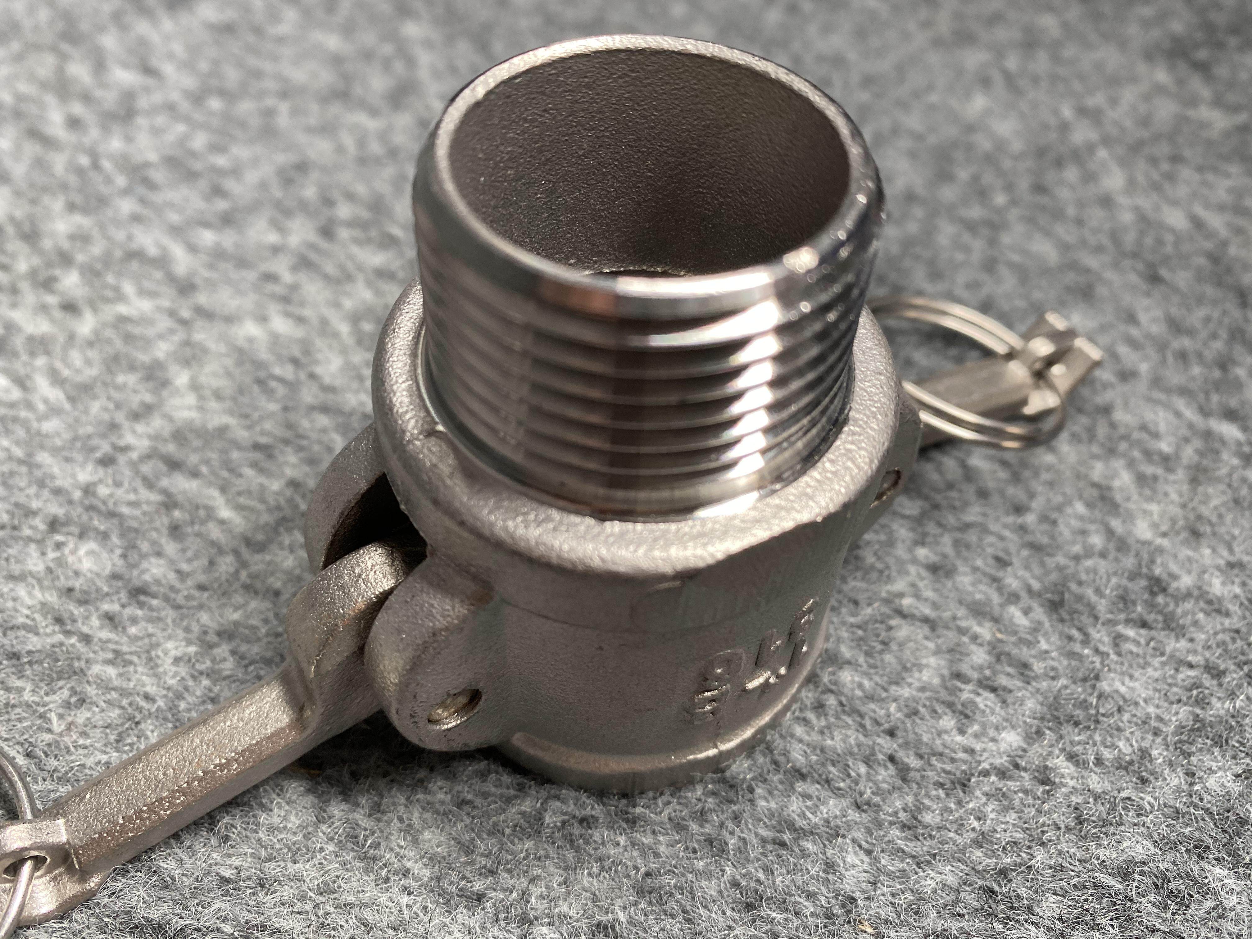 活接4分快接洒水车式外卡扣水管不锈钢螺纹接头管接头