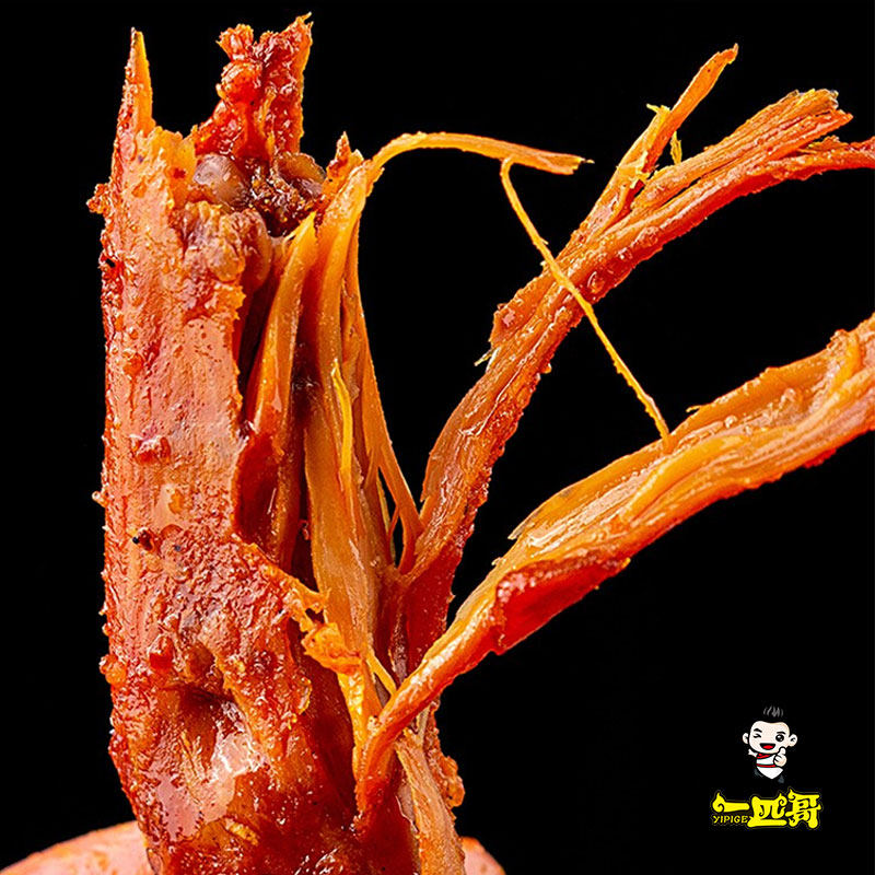 一匹哥手撕烤脖黑鸭味香辣卤味鸡脖熟食烧烤鸡肉零食