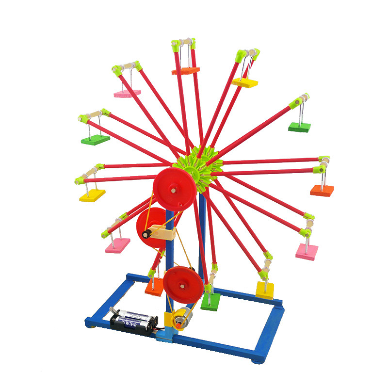 diy摩天轮风扇小学生科技制作小发明科学实验益智玩具手工科学实验