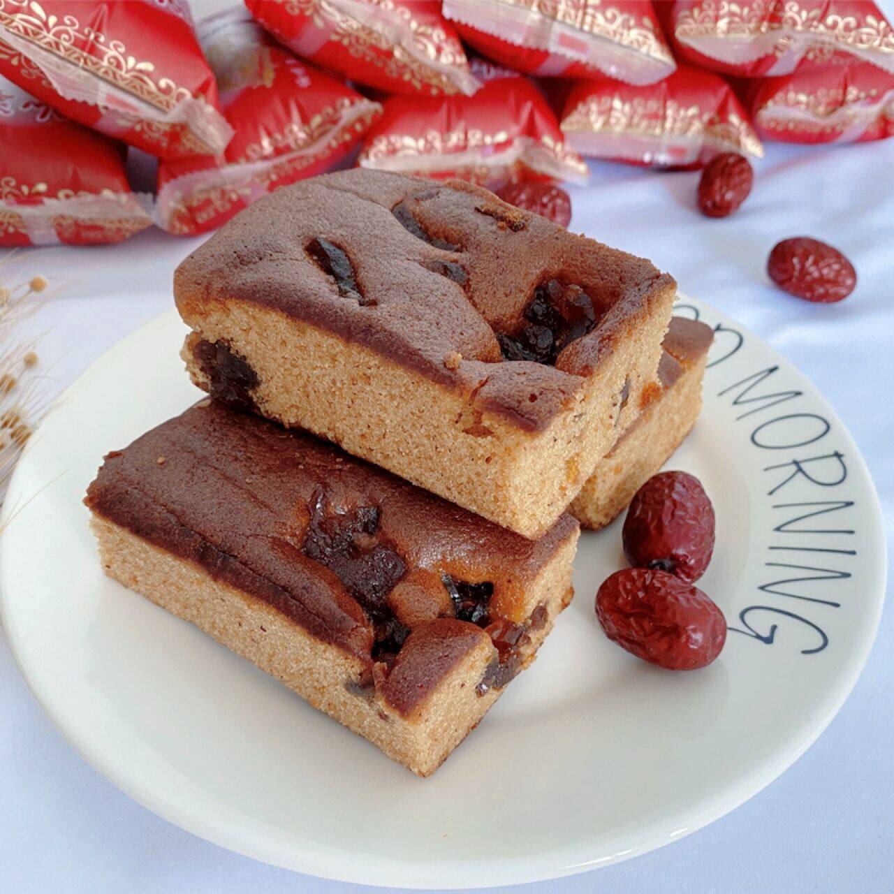 金恬鑫老北京枣糕金玄核桃蛋糕鑫粮蜂蜜蜜红枣泥传统中式糕点