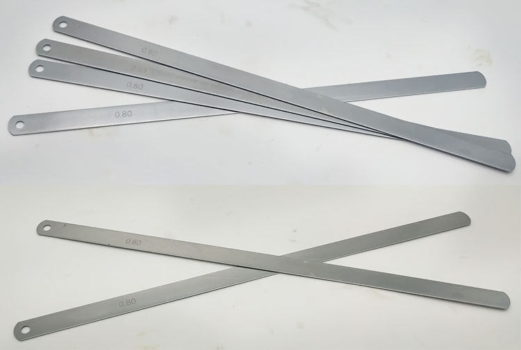 塞尺片长长度300mm厚度002弹簧钢间隙塞尺