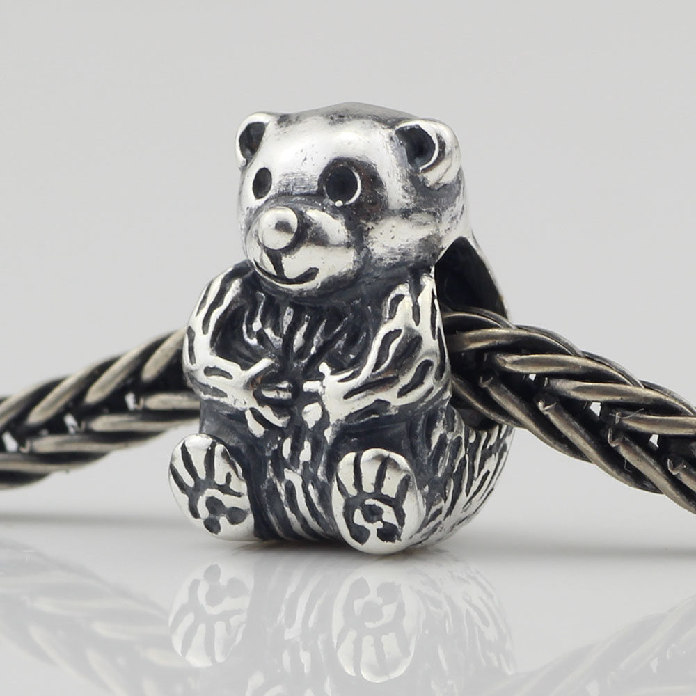 毕亨特·珠宝猎人 s925纯银做旧复古风格的小熊 抱抱熊