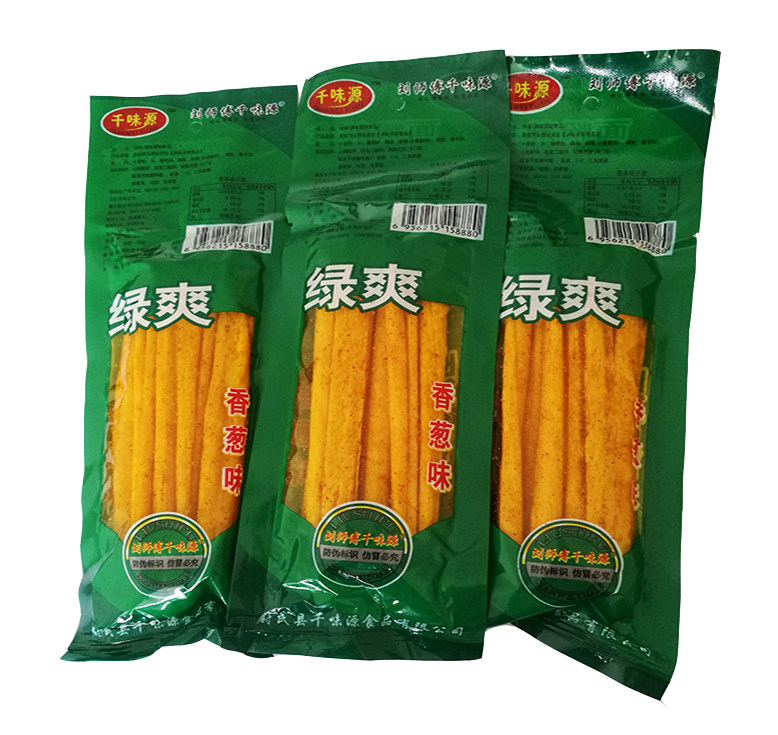 80后90后童年怀旧辣皮千味源绿爽儿时经典辣条袋麻辣香辣零食辣片