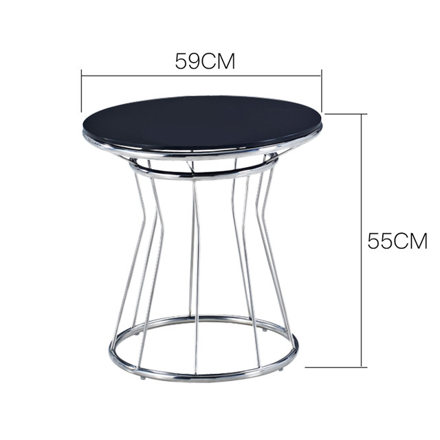 Simple round side Several sex creative hardware round a few modern living room combination creative business office reception tea table Simple round side Several sex creative hardware round a few modern living room combination creative business office reception tea table